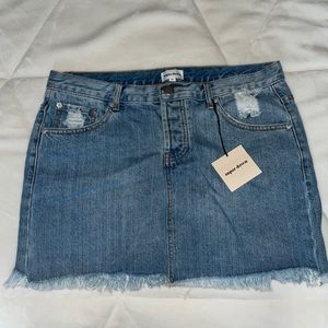 Denim Mini Skirt